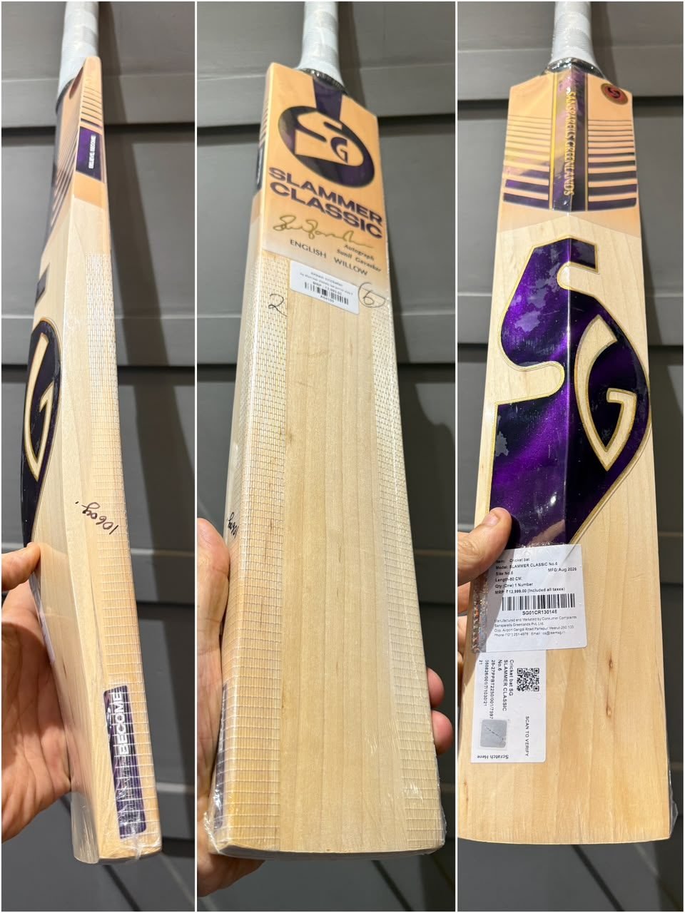 SG Slammer Classic Bat Size 6