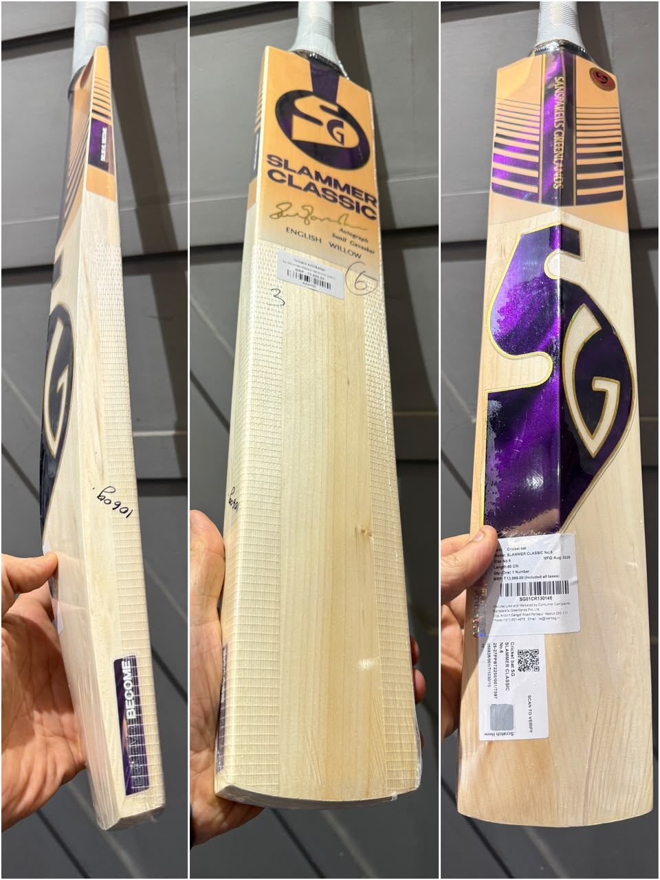 SG Slammer Classic Bat Size 6