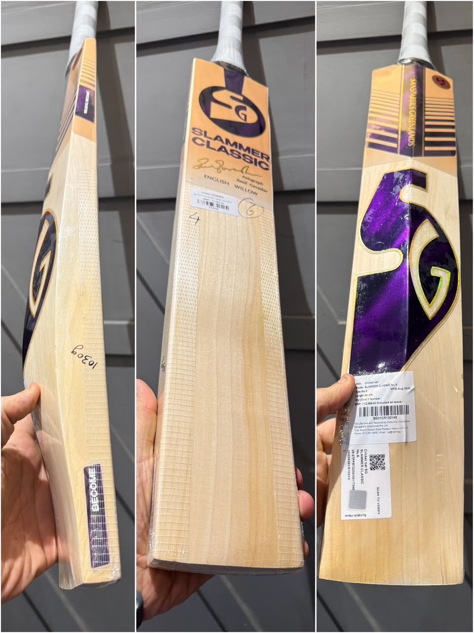 SG Slammer Classic Bat Size 6