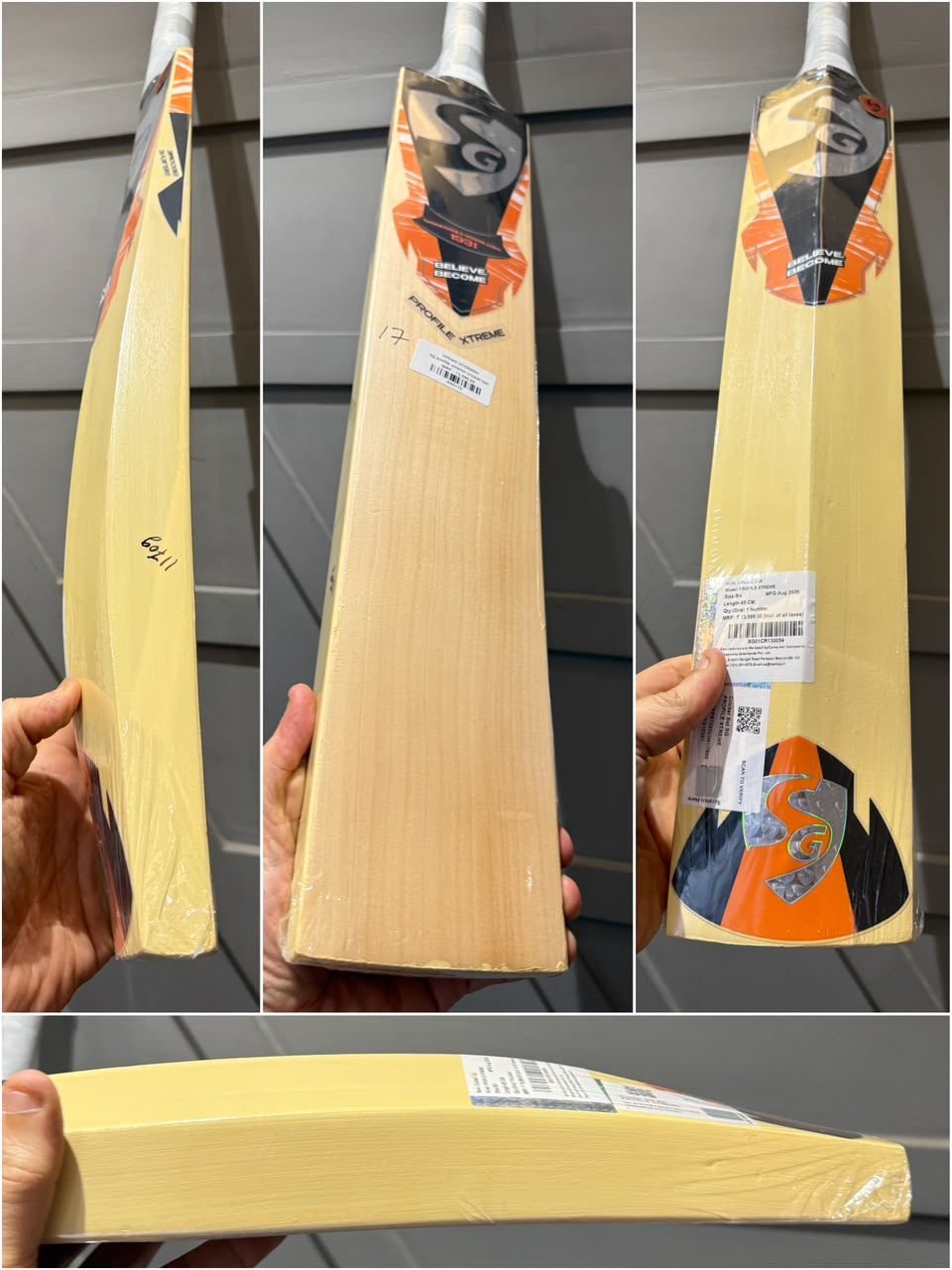 SG profile xtreme cricket bat