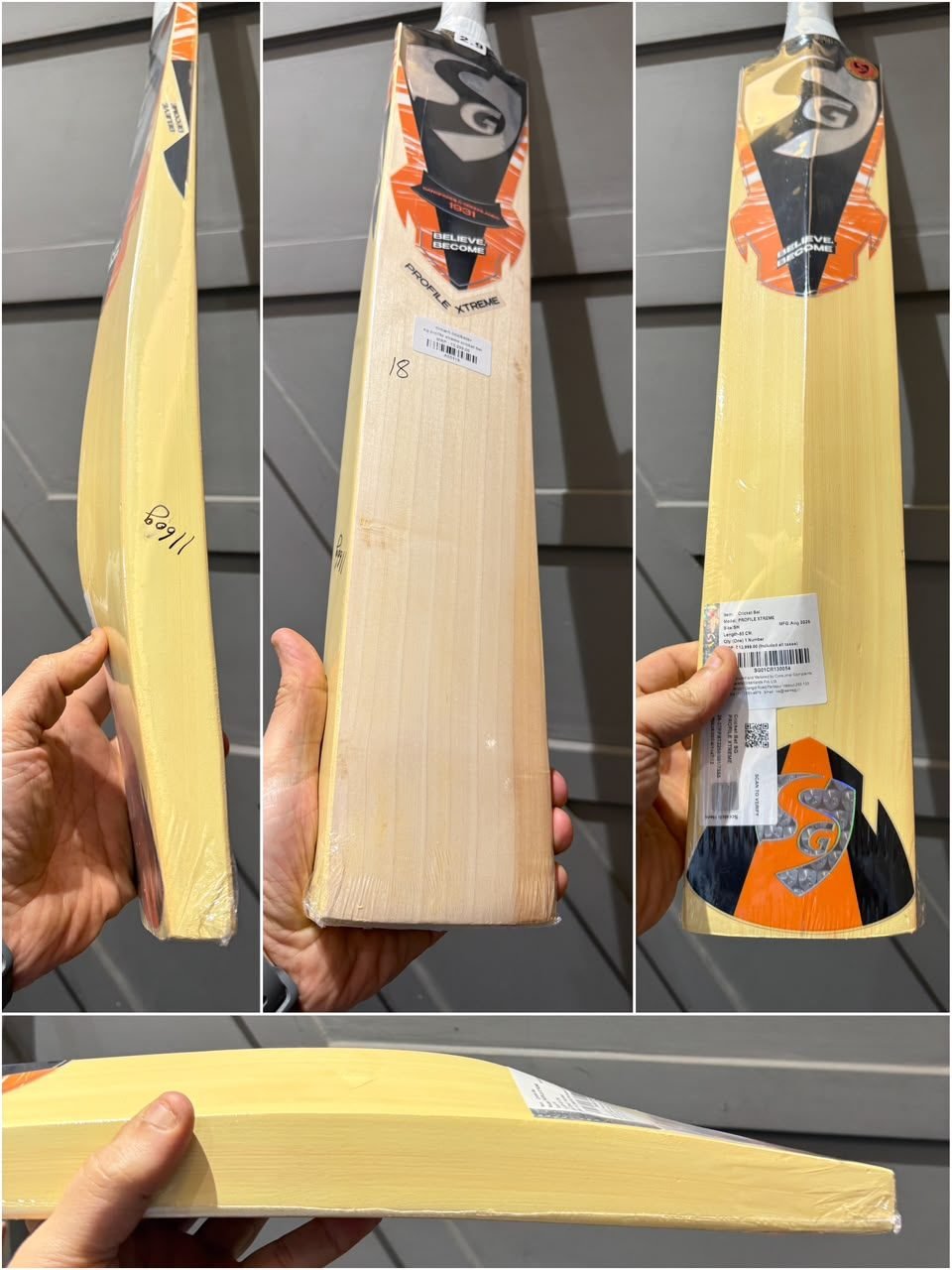 SG profile xtreme cricket bat