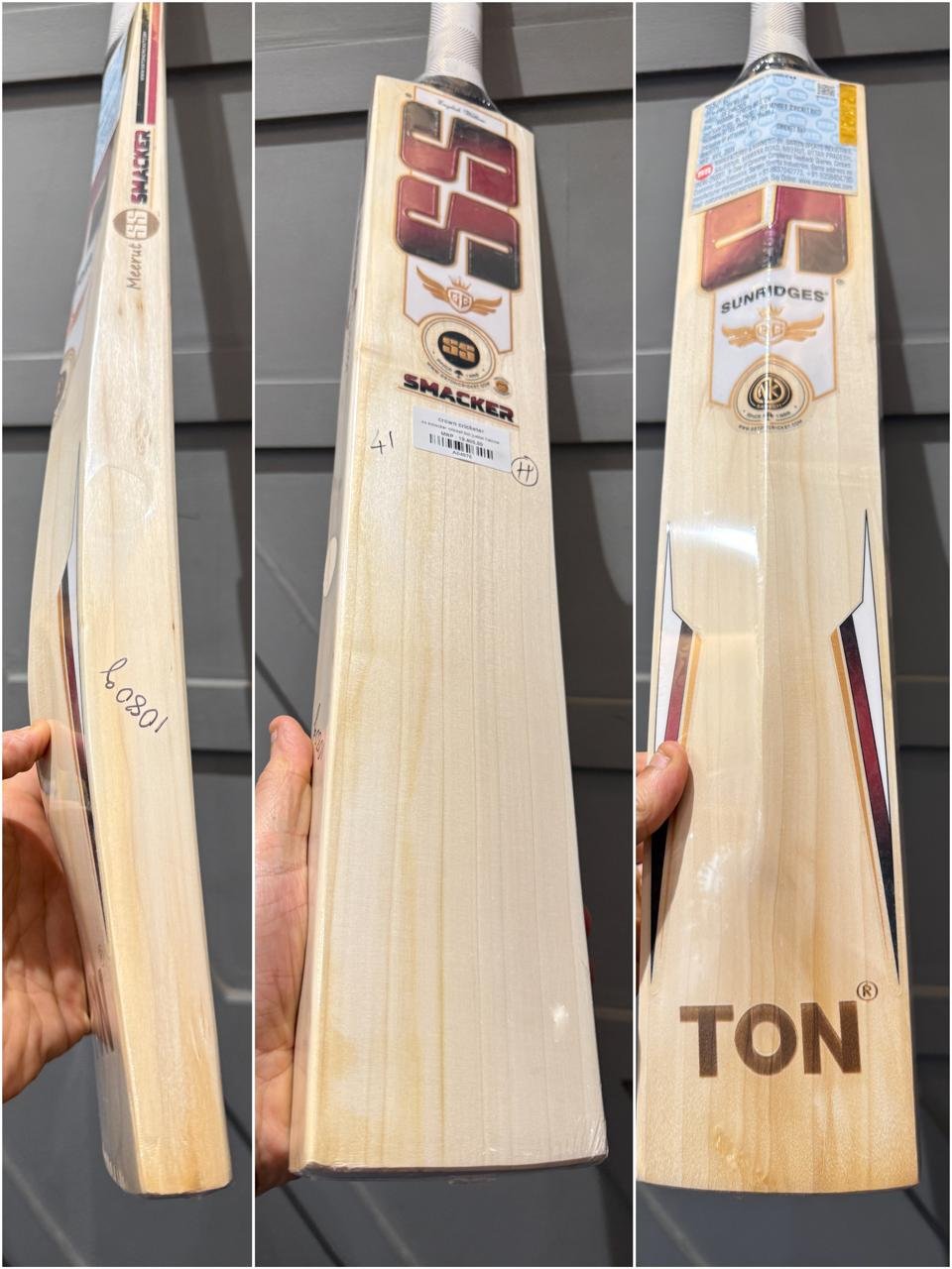 SS Smacker cricket bat junior harrow