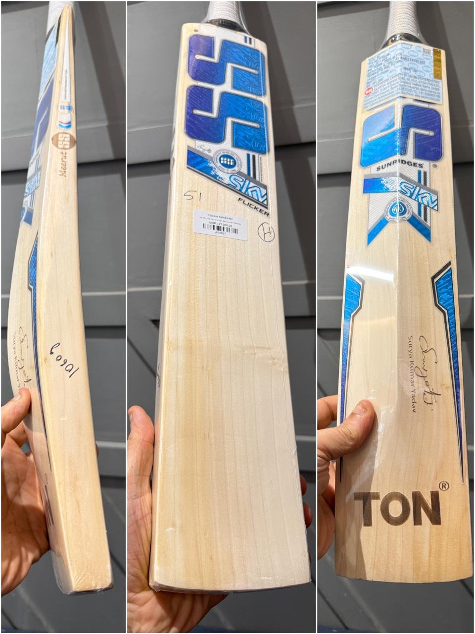 SS sky flicker cricket bat junior harrow