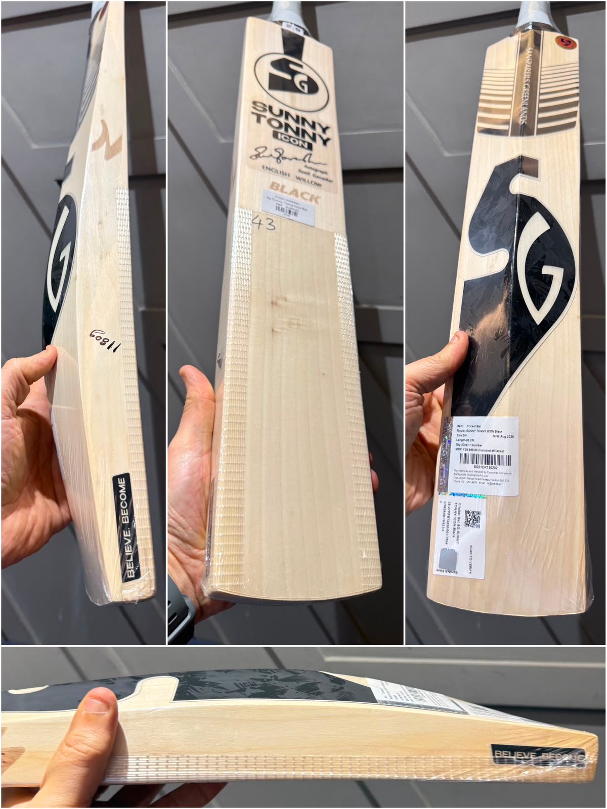 Sg Sunny Tonny Icon Bat