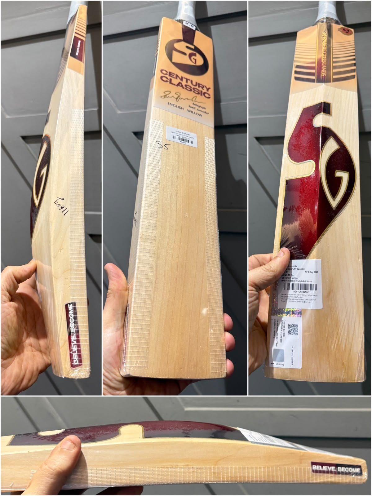 Sg century classic cricket bat 2026