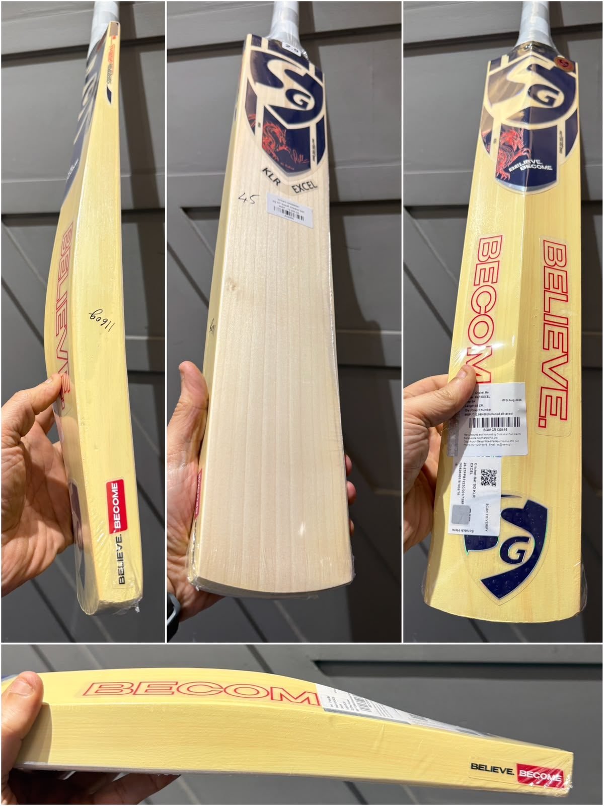 Sg klr excel cricket bat
