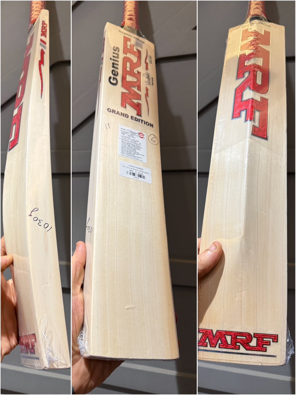 Mrf grand edition cricket bat size 6