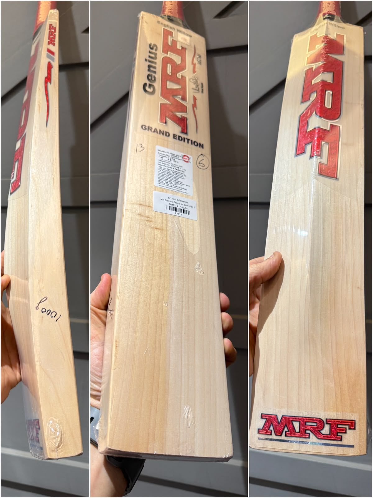 Mrf grand edition cricket bat size 6