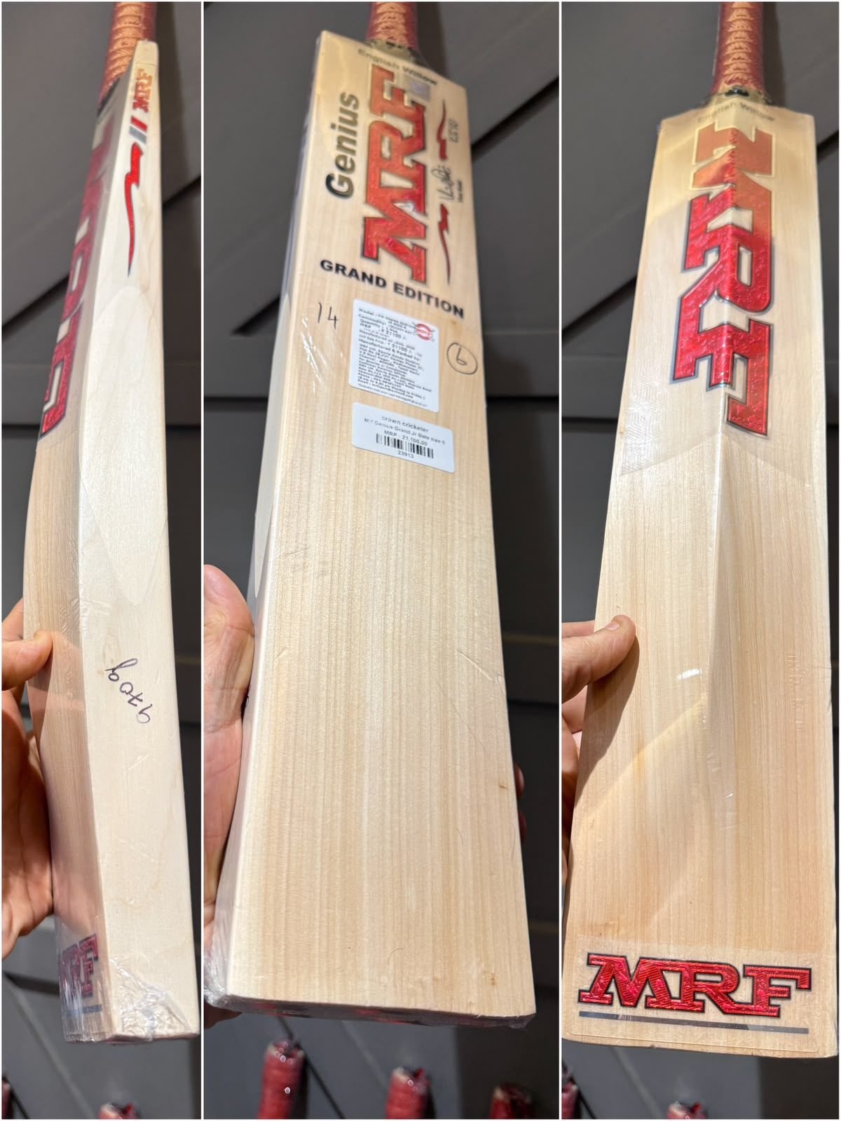 Mrf grand edition cricket bat size 6