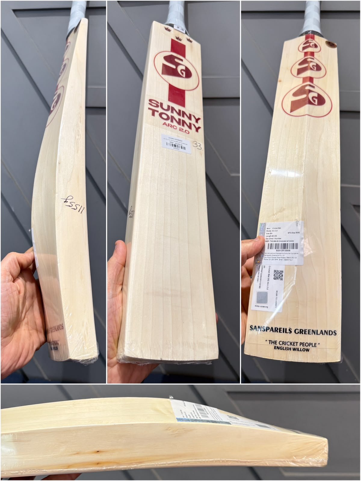 SG Arc 2.0 Cricket Bat