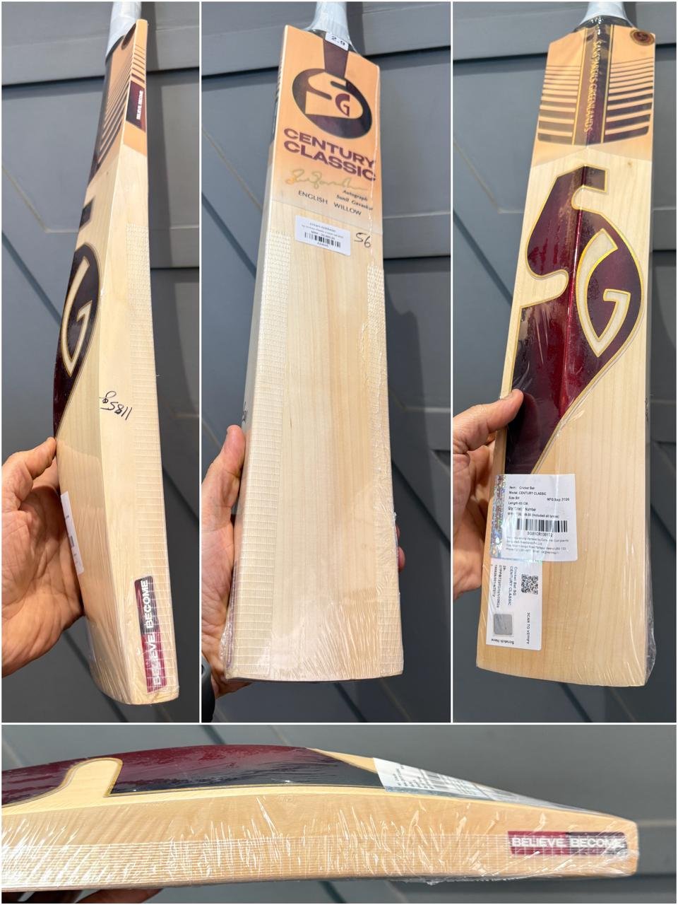 SG Century Classic Cricket Bat