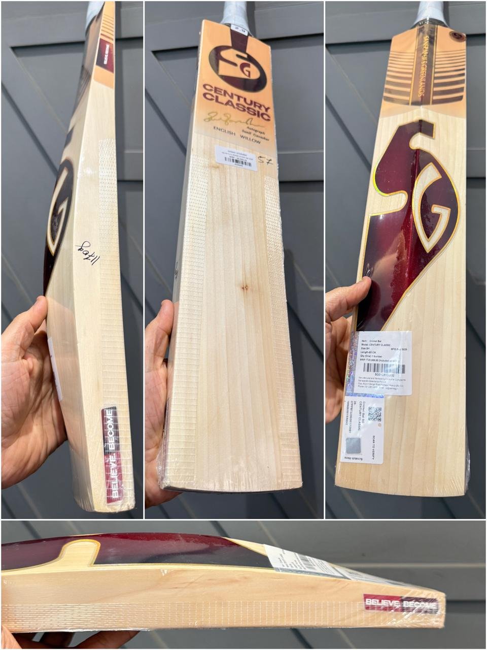 SG Century Classic Cricket Bat