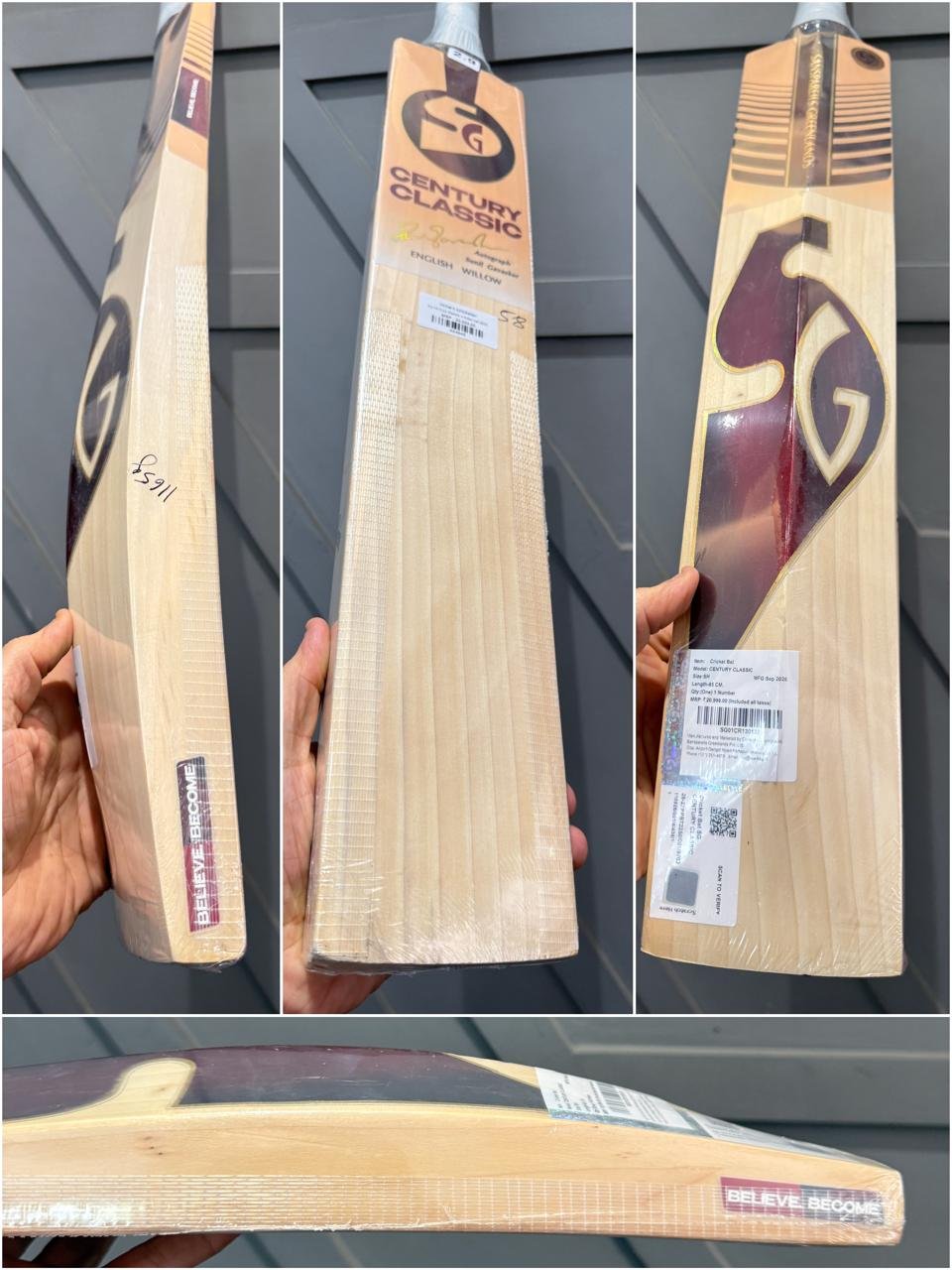 SG Century Classic Cricket Bat