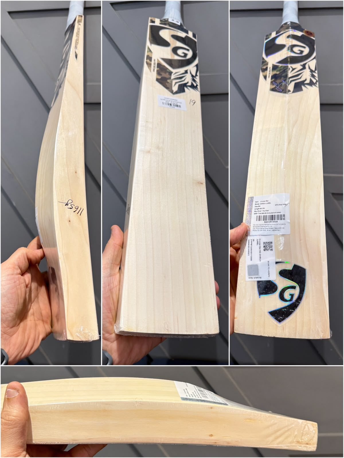 SG Dhruv Jurel Cricket Bat