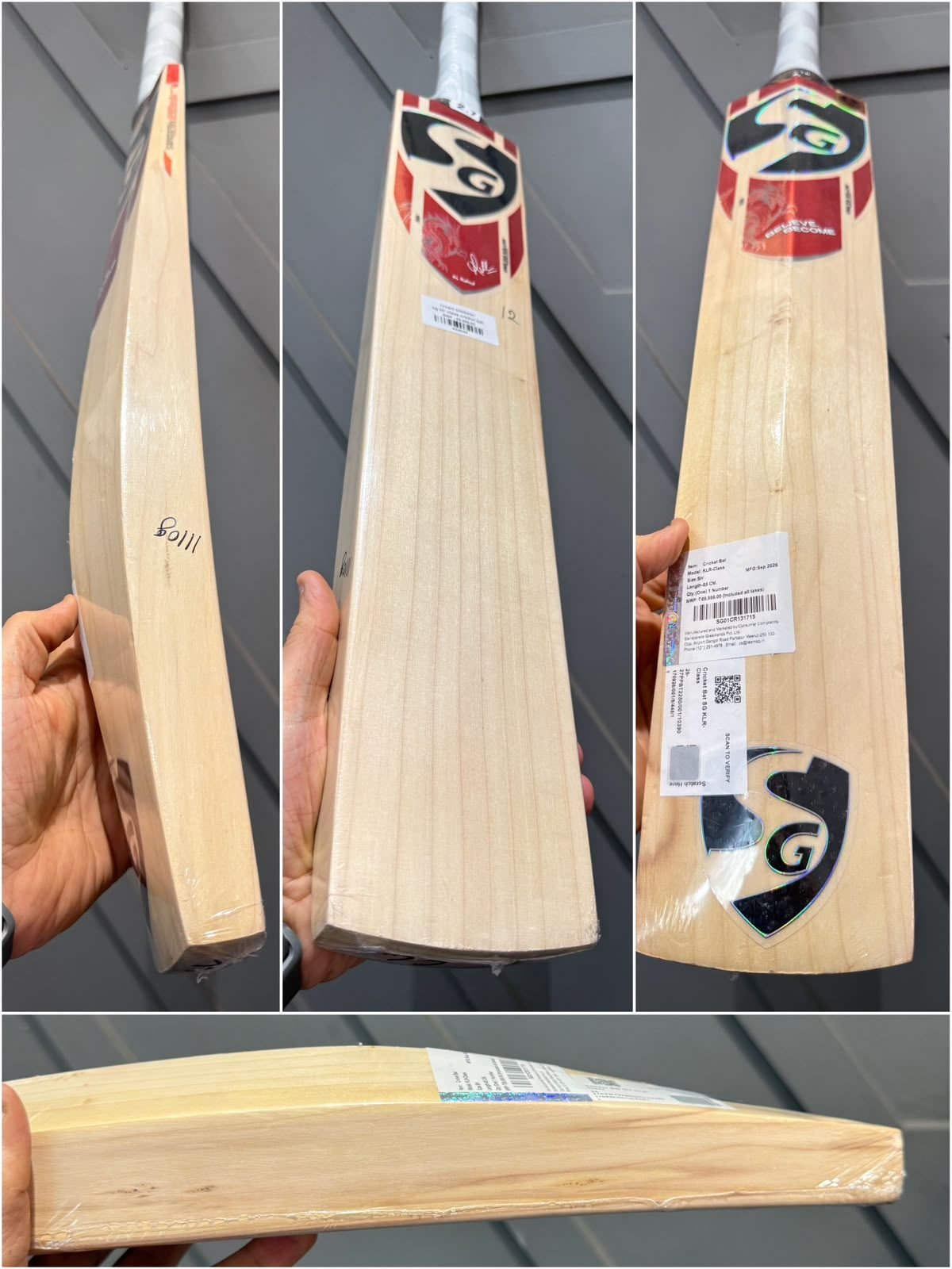 SG KLR-Class Cricket Bat