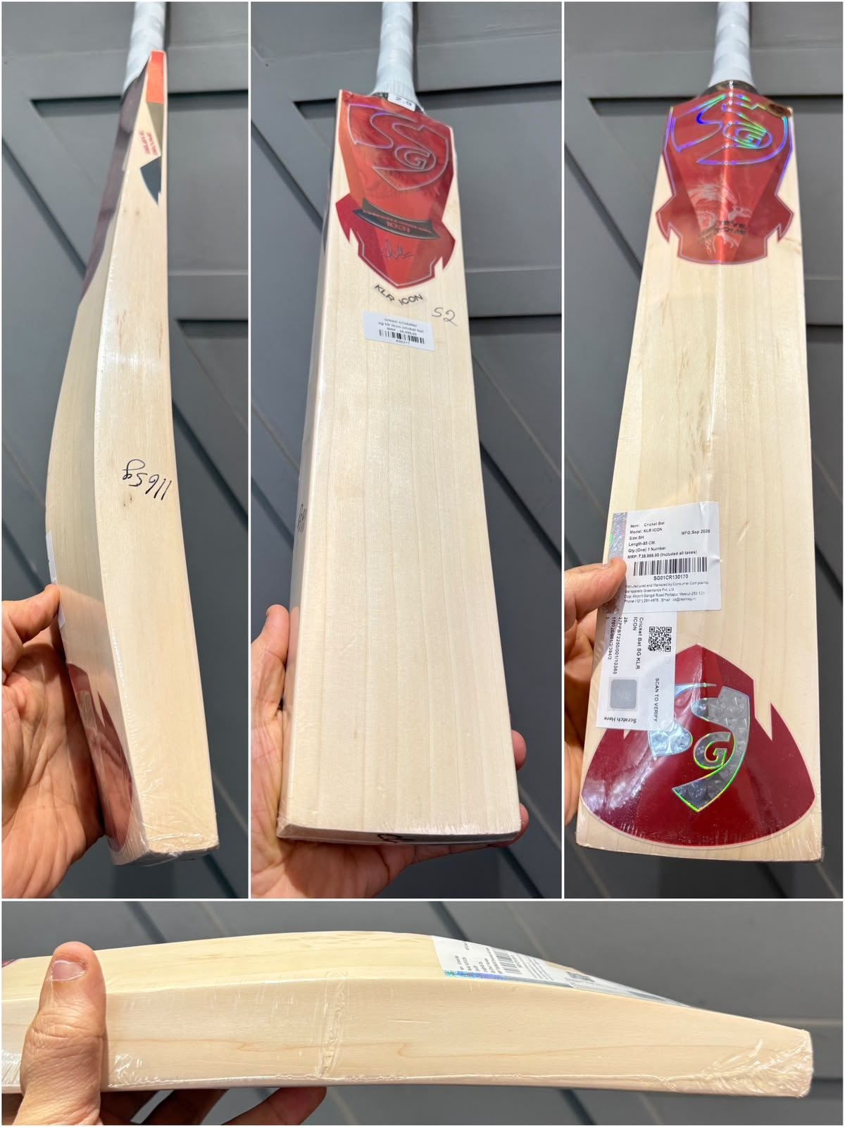 SG KLR Icon Cricket Bat