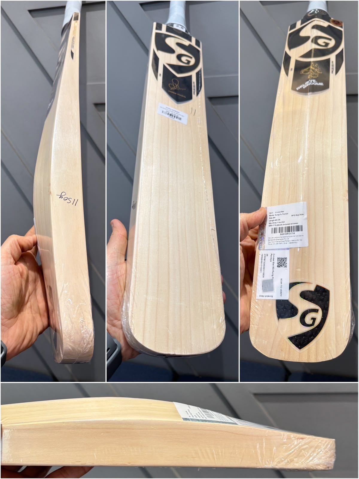 SG Kung Fu Pandya Cricket Bat