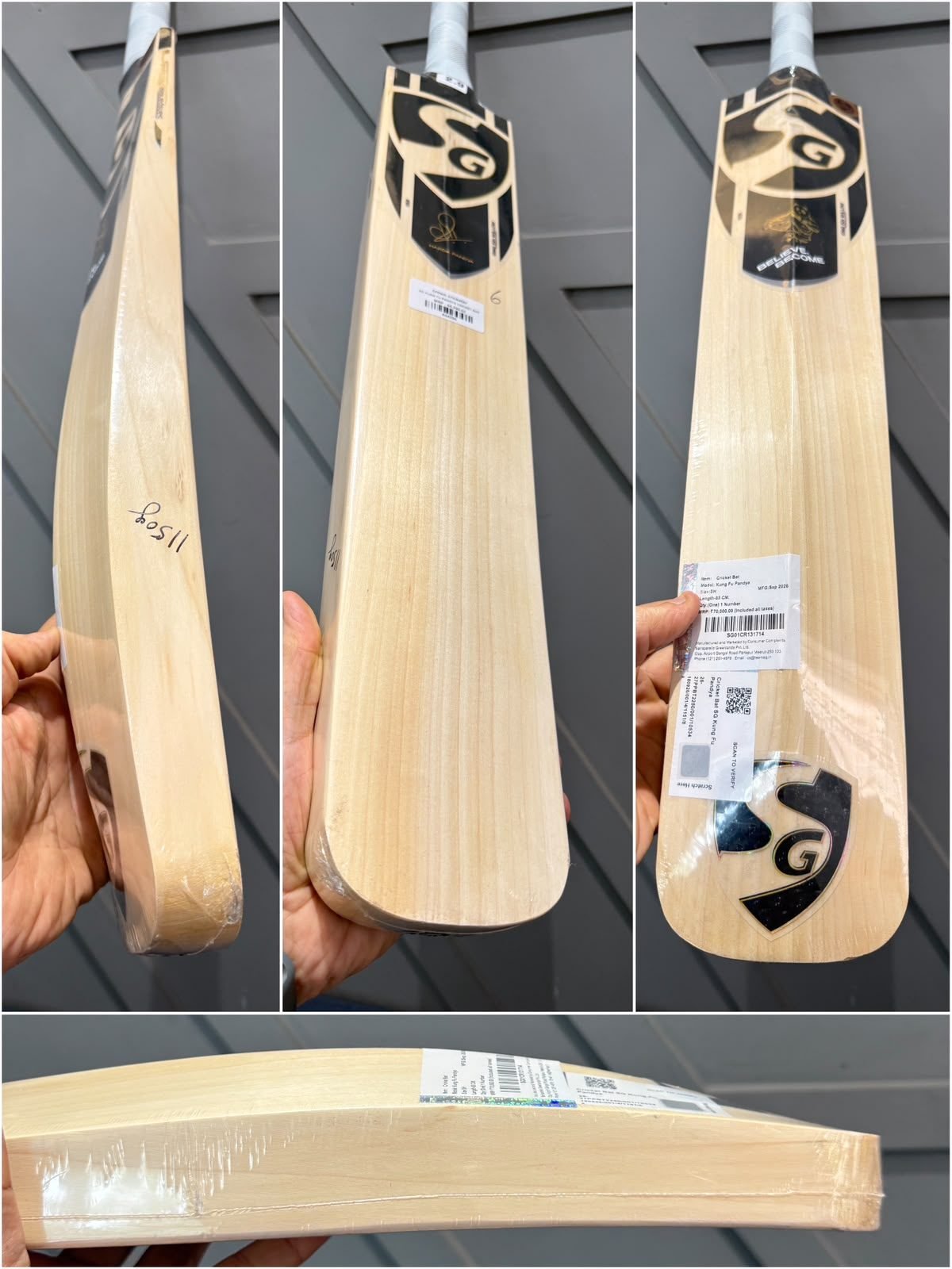 SG Kung Fu Pandya Cricket Bat
