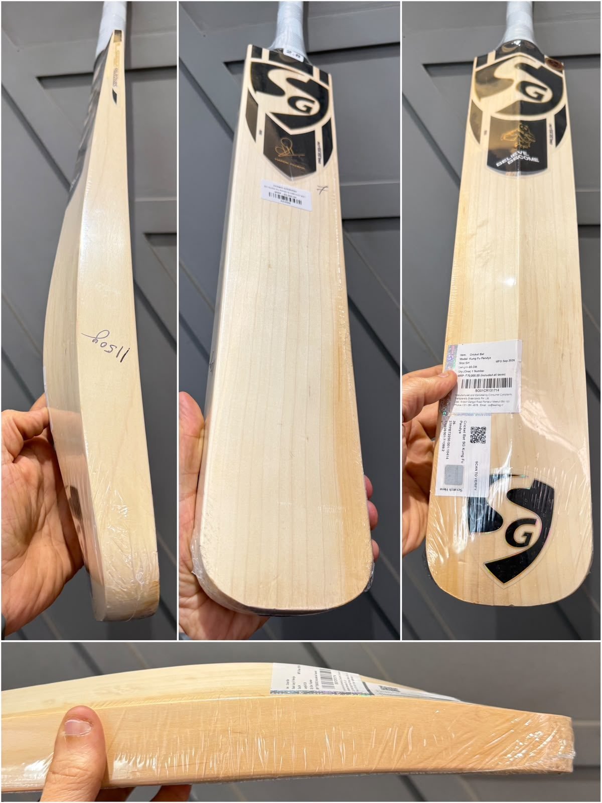 SG Kung Fu Pandya Cricket Bat