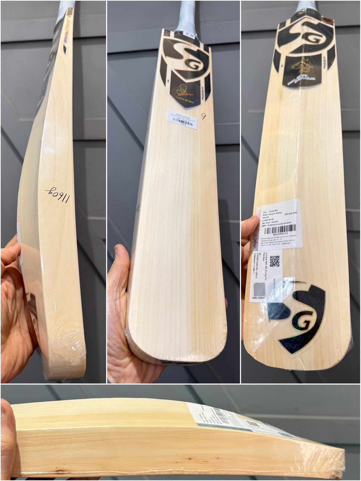 SG Kung Fu Pandya Cricket Bat