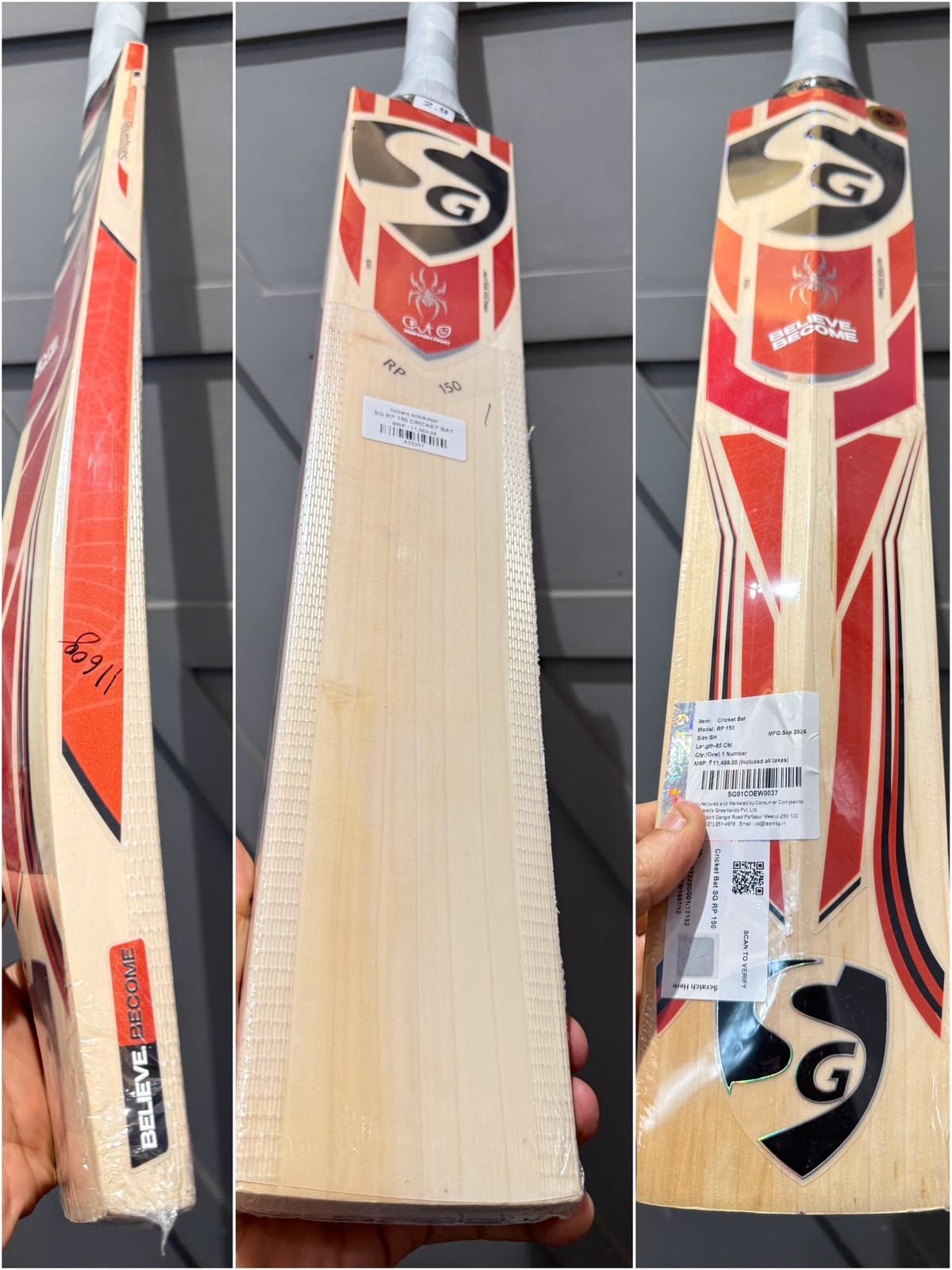 SG RP 150 Cricket Bat