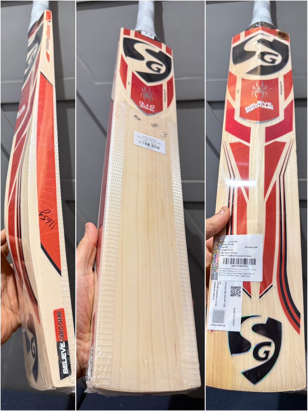 SG RP 150 Cricket Bat