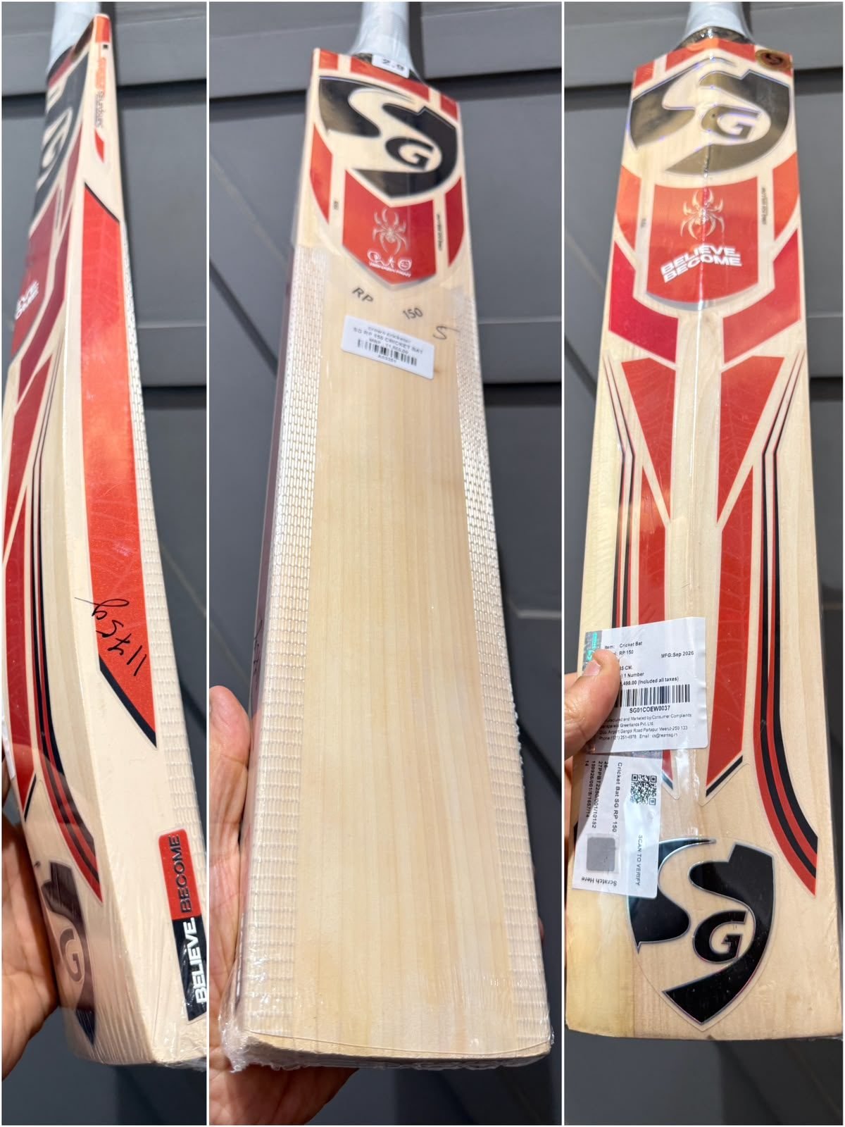 SG RP 150 Cricket Bat