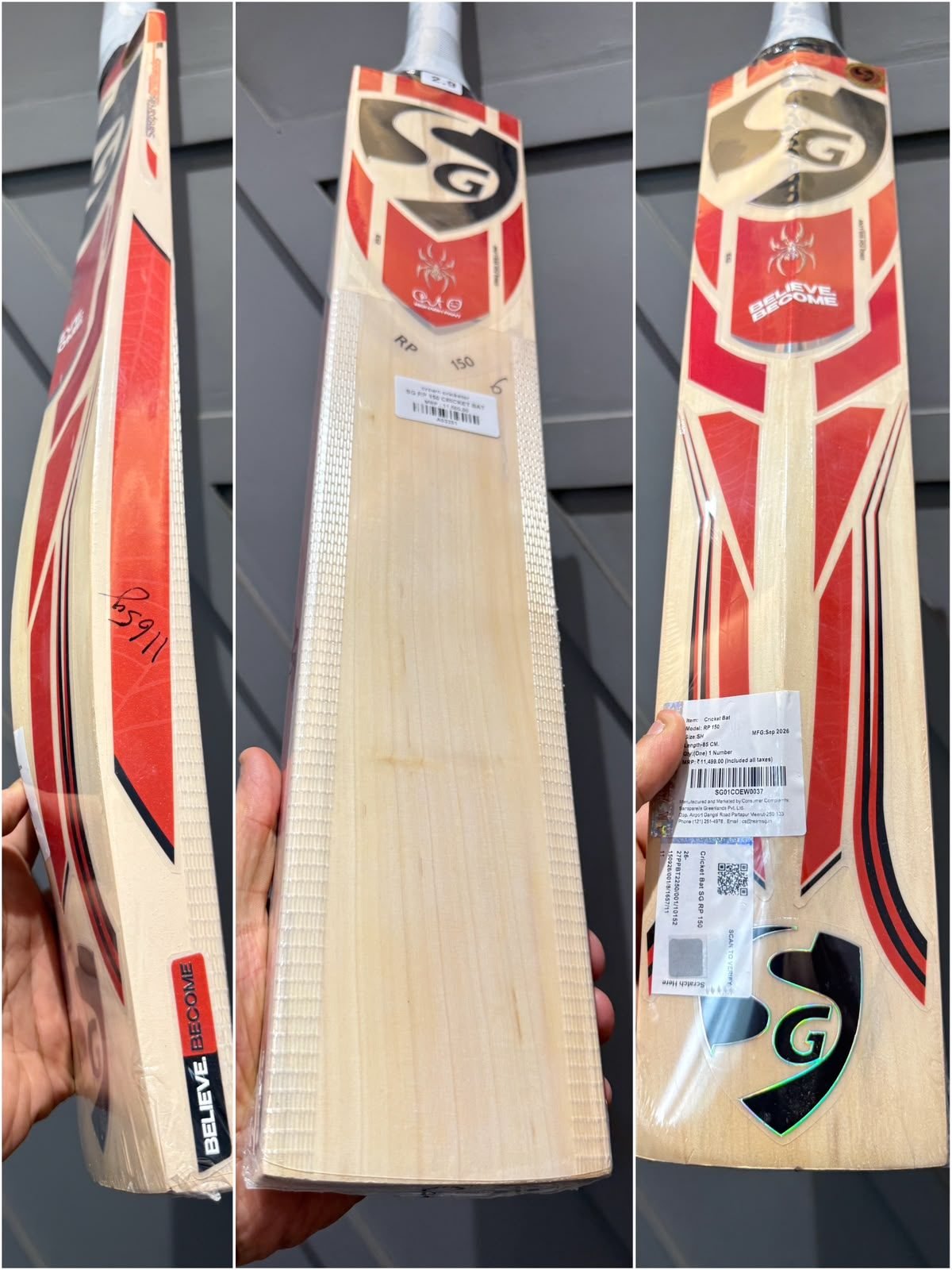 SG RP 150 Cricket Bat