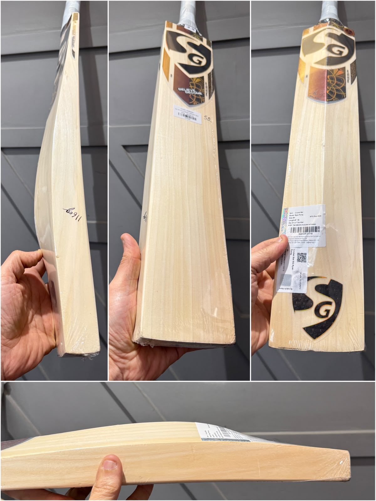 SG Riyan Parag Cricket Bat