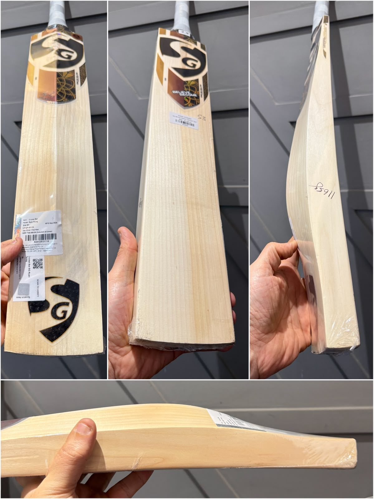 SG Riyan Parag Cricket Bat