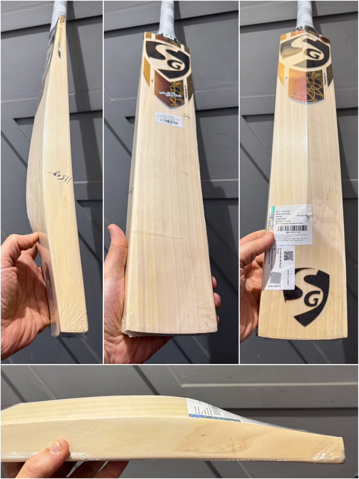 SG Riyan Parag Cricket Bat