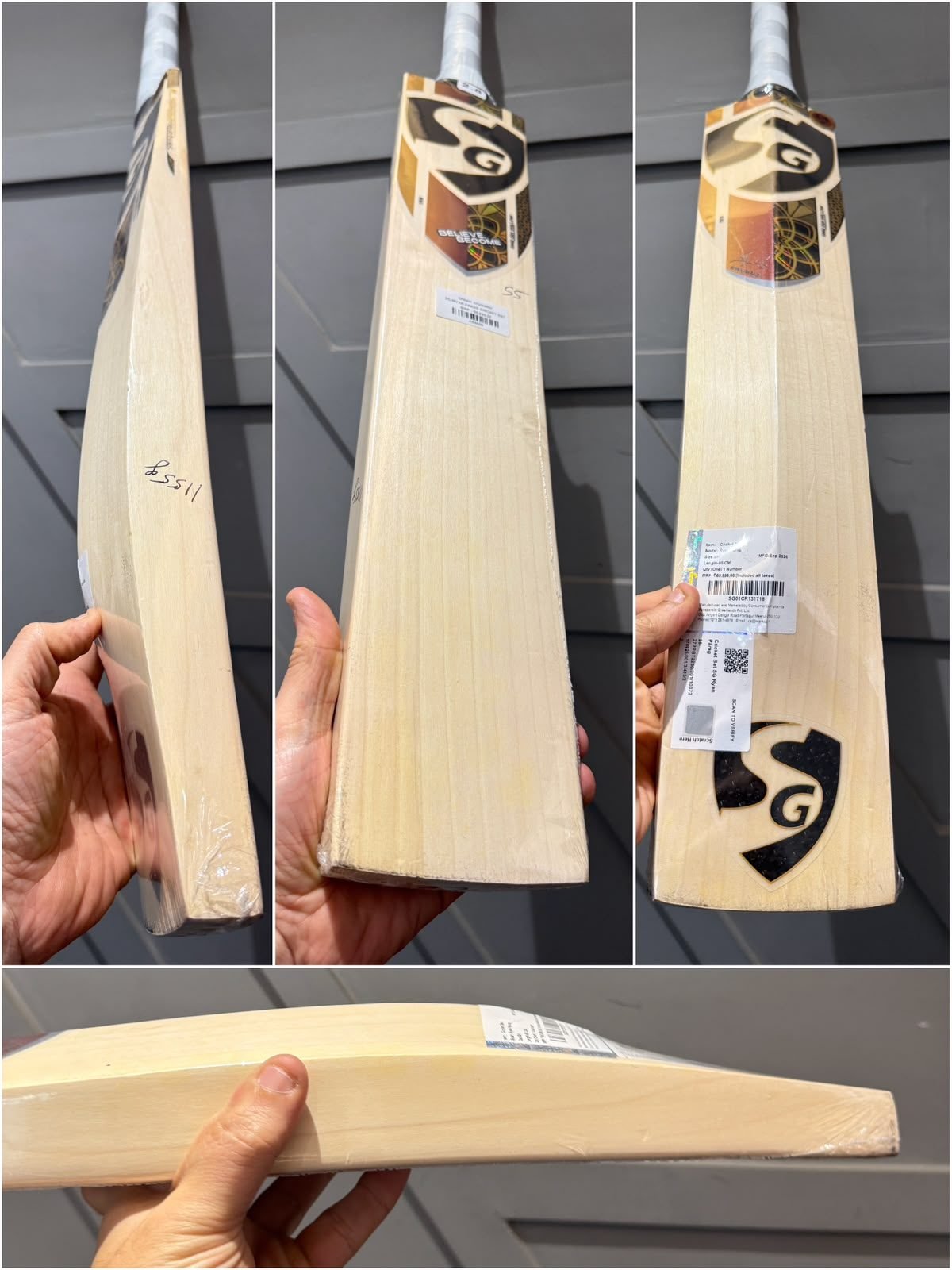 SG Riyan Parag Cricket Bat