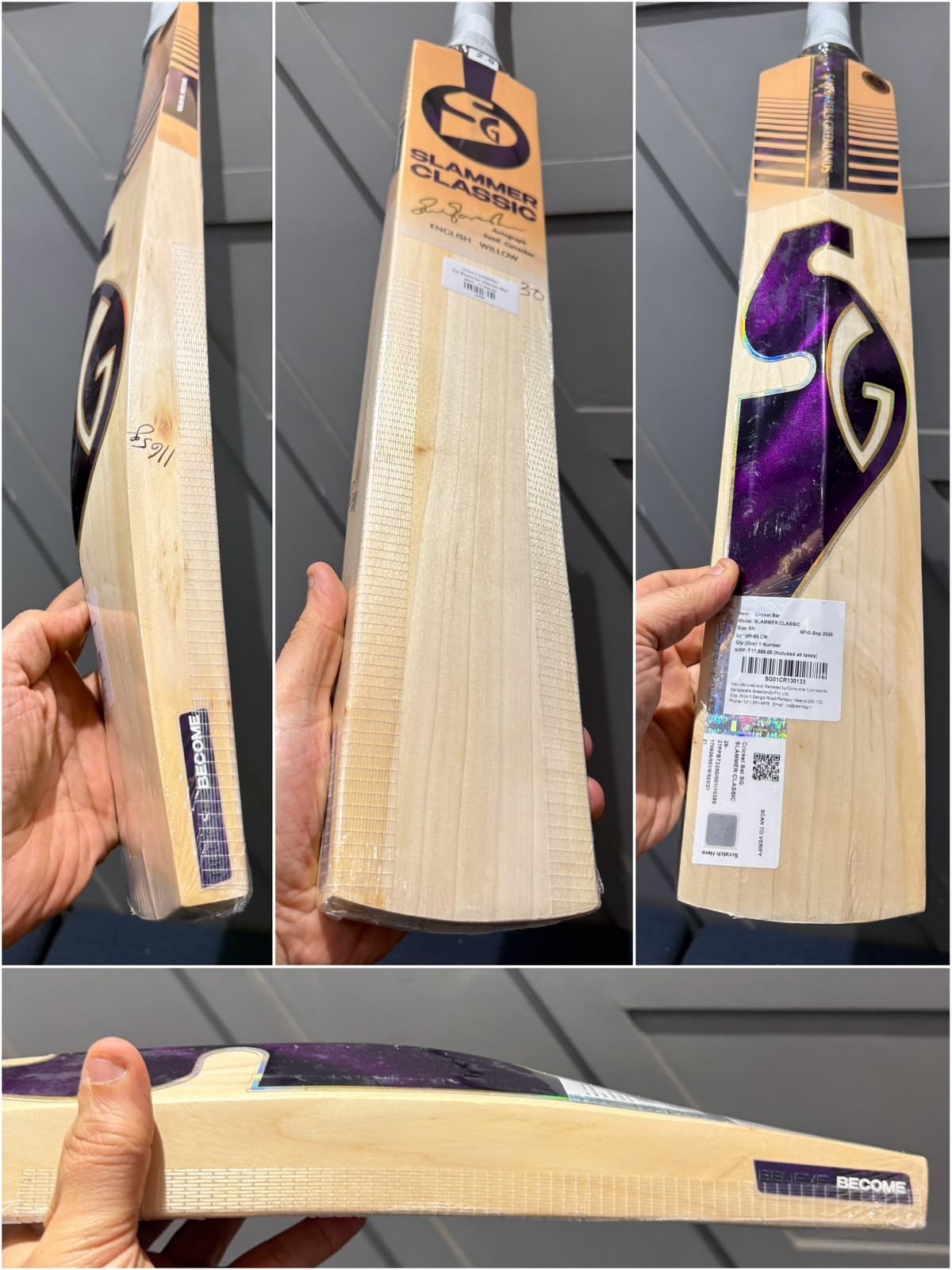 SG Slammer Classic Cricket Bat
