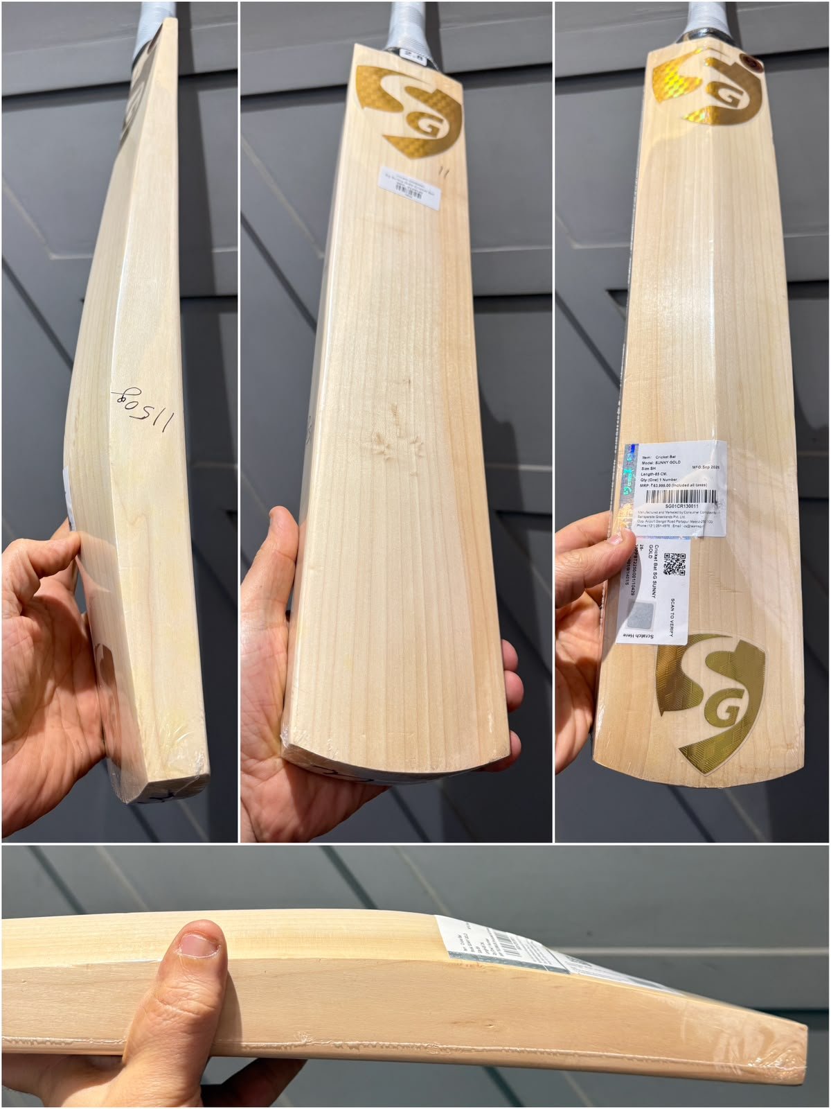 SG Sunny Gold Cricket Bat