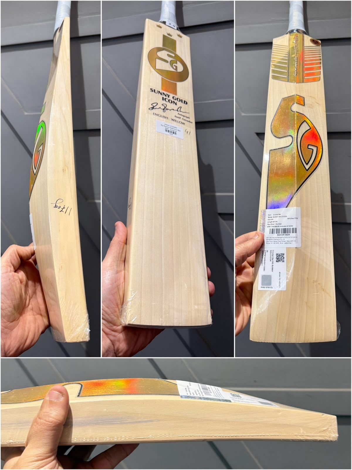 SG Sunny Gold Icon Cricket Bat