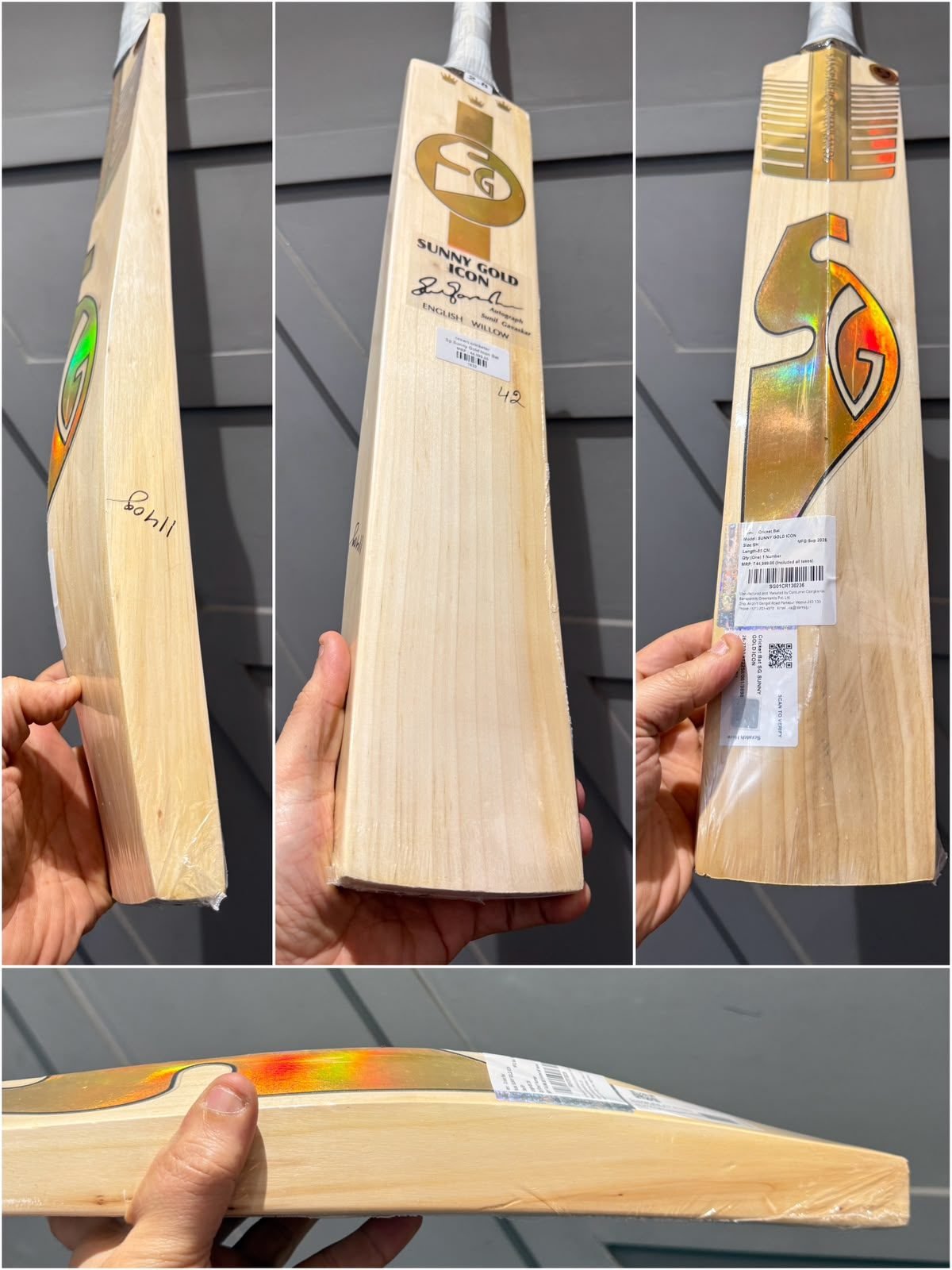 SG Sunny Gold Icon Cricket Bat