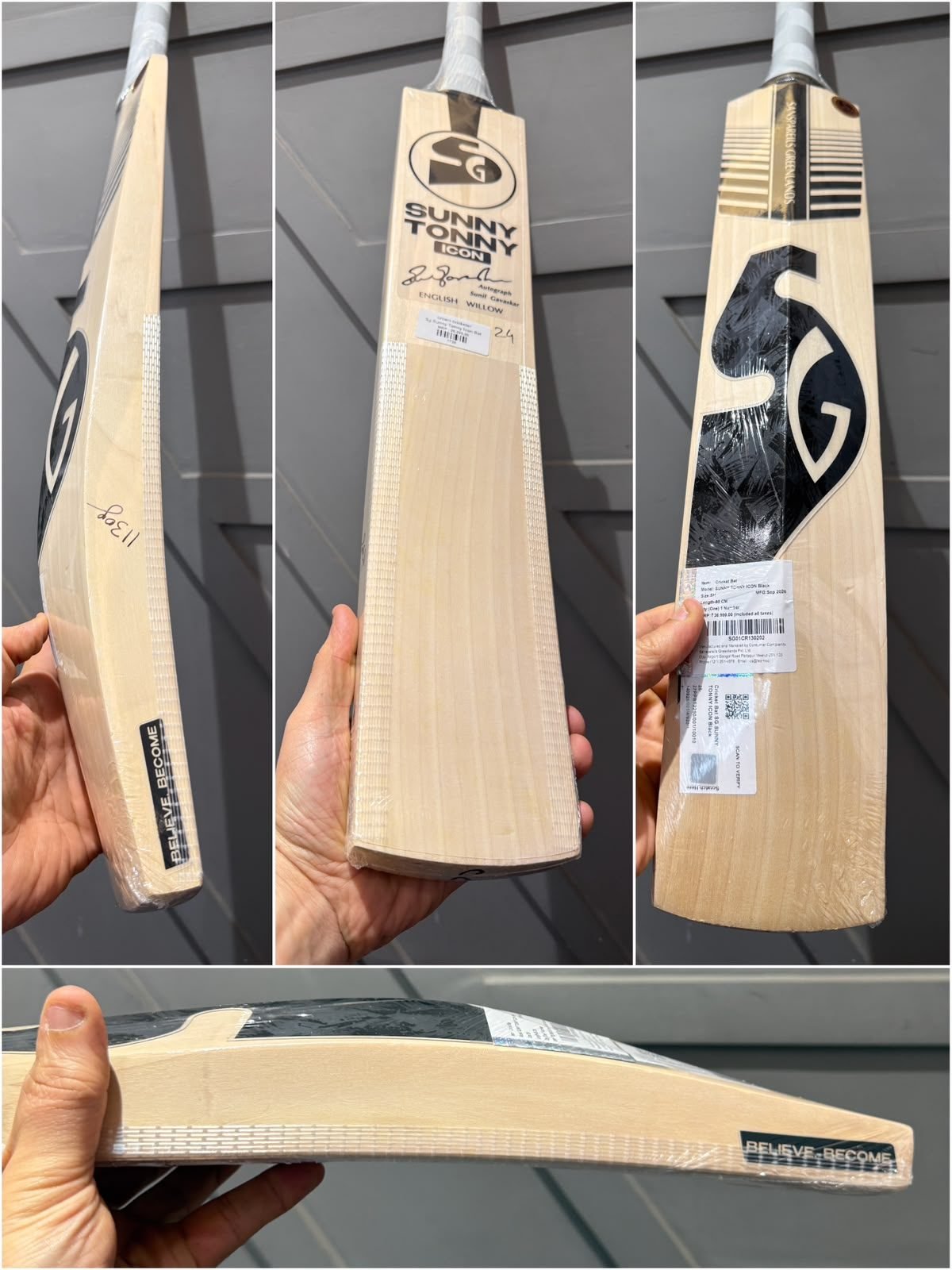 SG Sunny Tonny Icon Cricket Bat