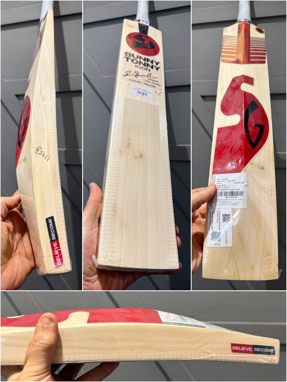 SG Sunny Tonny Icon Cricket Bat