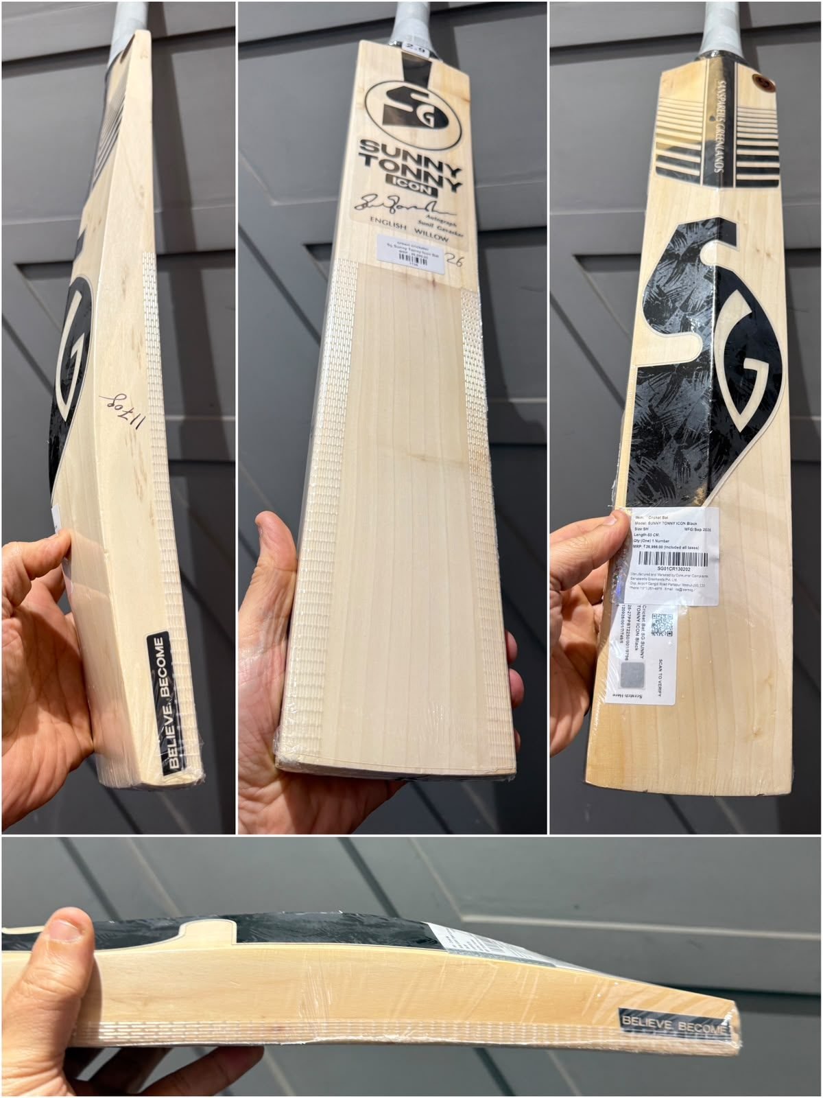 SG Sunny Tonny Icon Cricket Bat