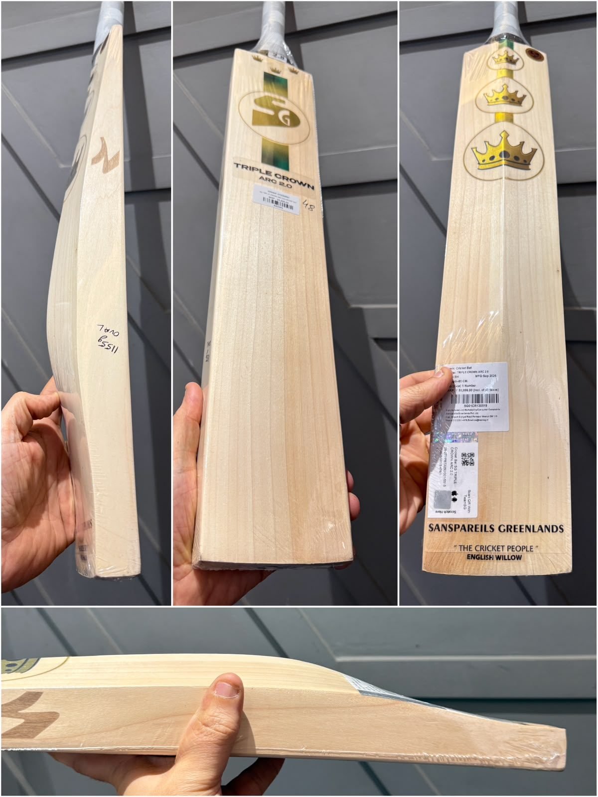 SG Triple Crown Arc 2.0 Cricket Bat