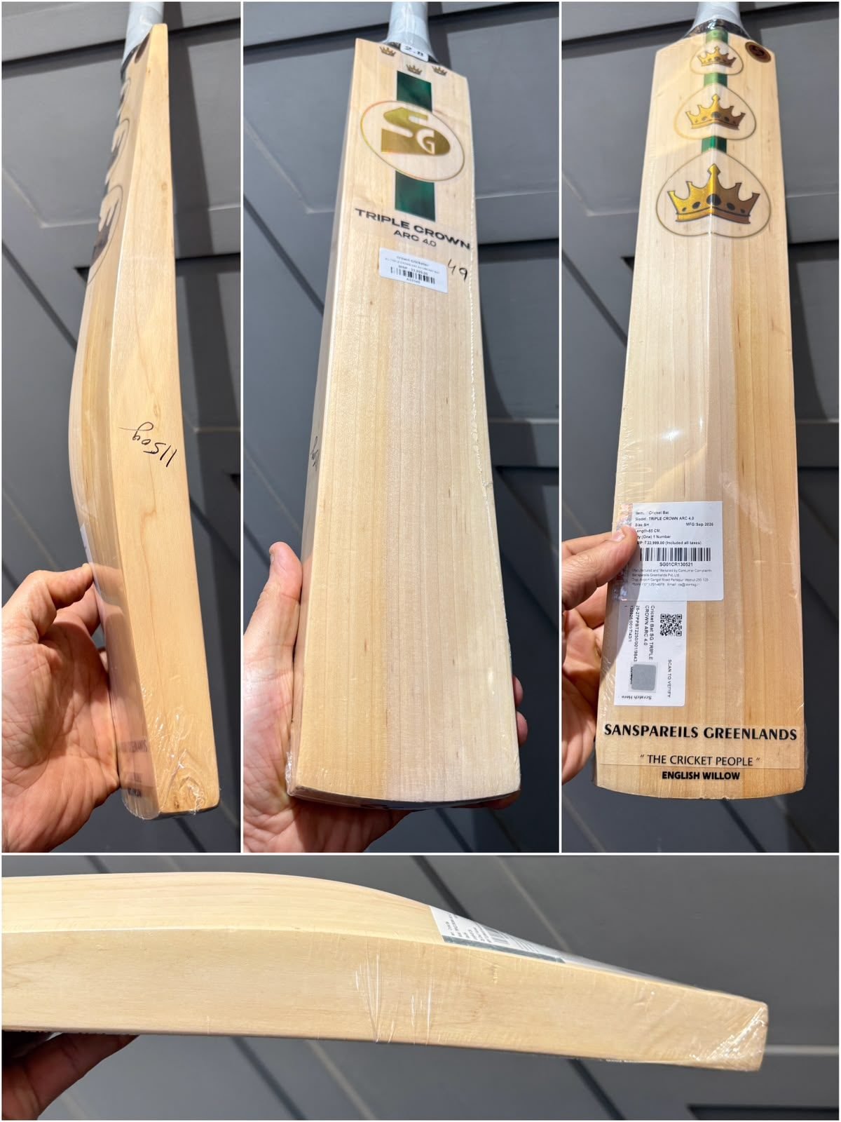 SG Triple Crown Arc 4.0 Cricket Bat