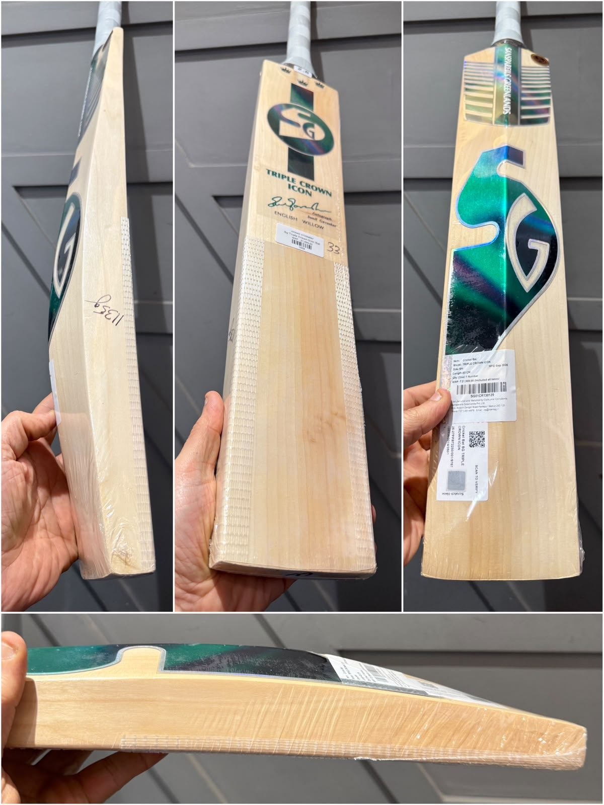 SG Triple Crown Icon Cricket Bat
