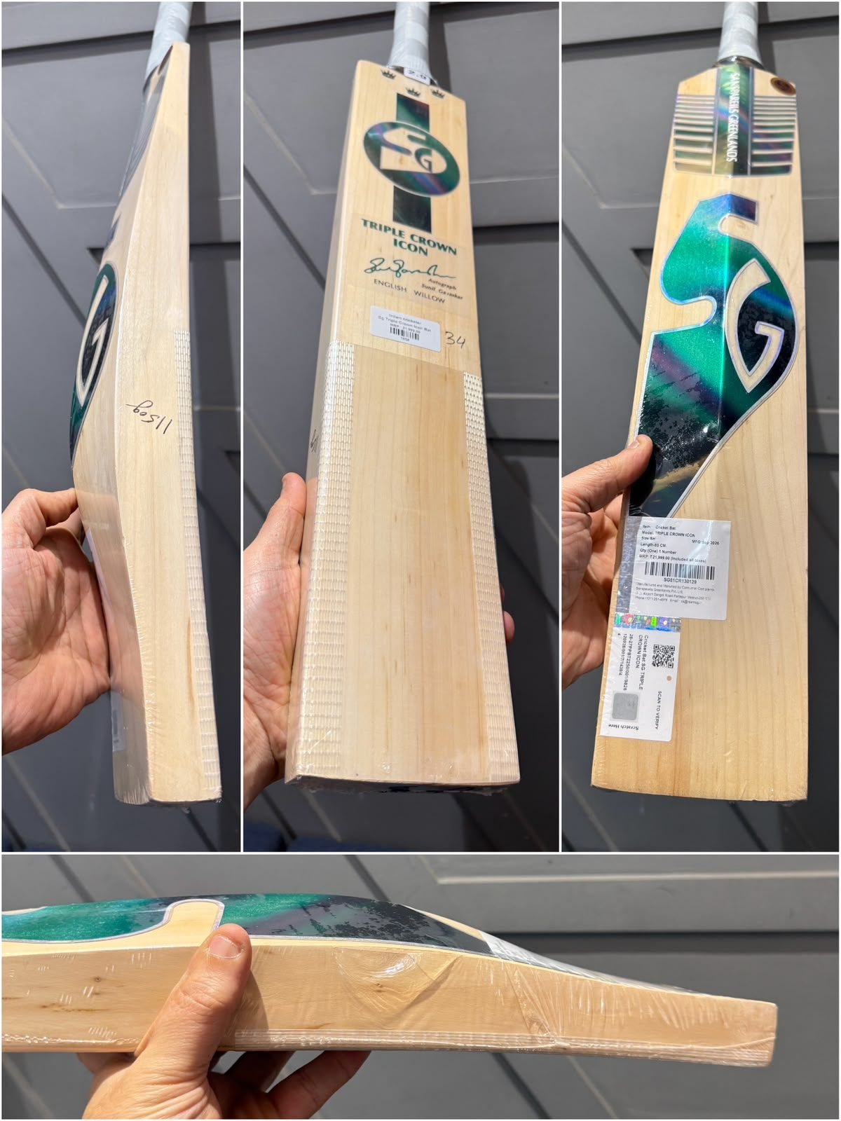 SG Triple Crown Icon Cricket Bat