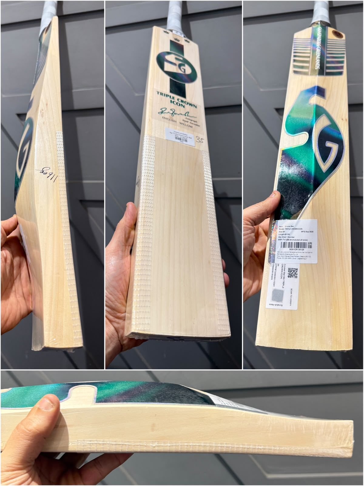 SG Triple Crown Icon Cricket Bat