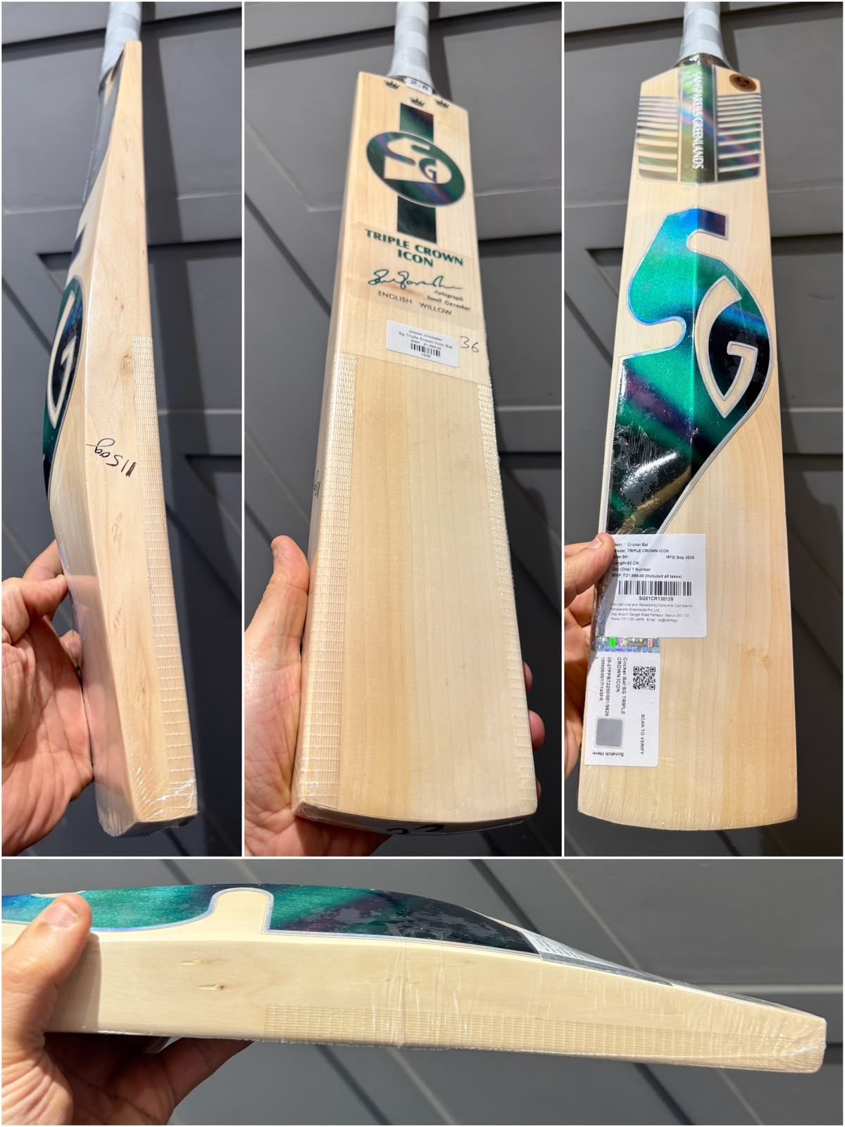 SG Triple Crown Icon Cricket Bat
