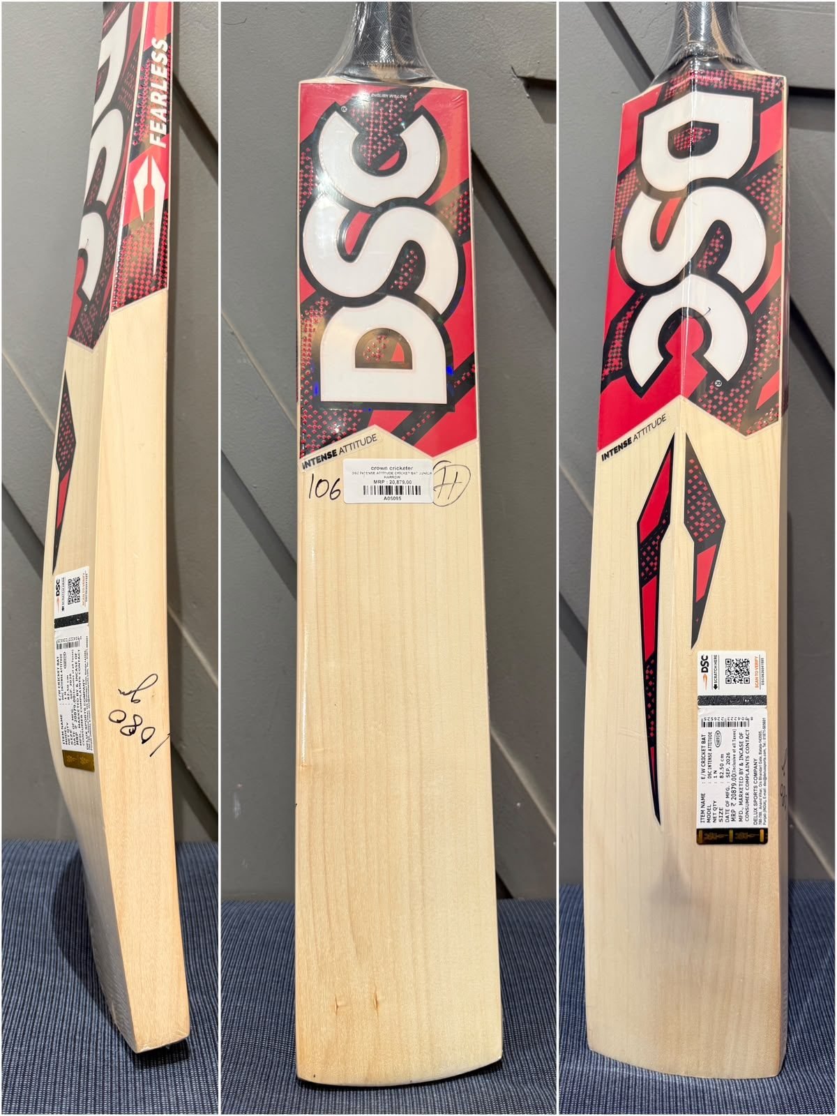 DSC Intense Attitude Junior Harrow Cricket Bat