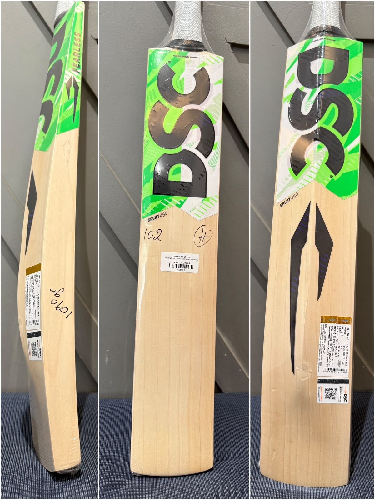 DSC Split 450 Junior Harrow Cricket Bat
