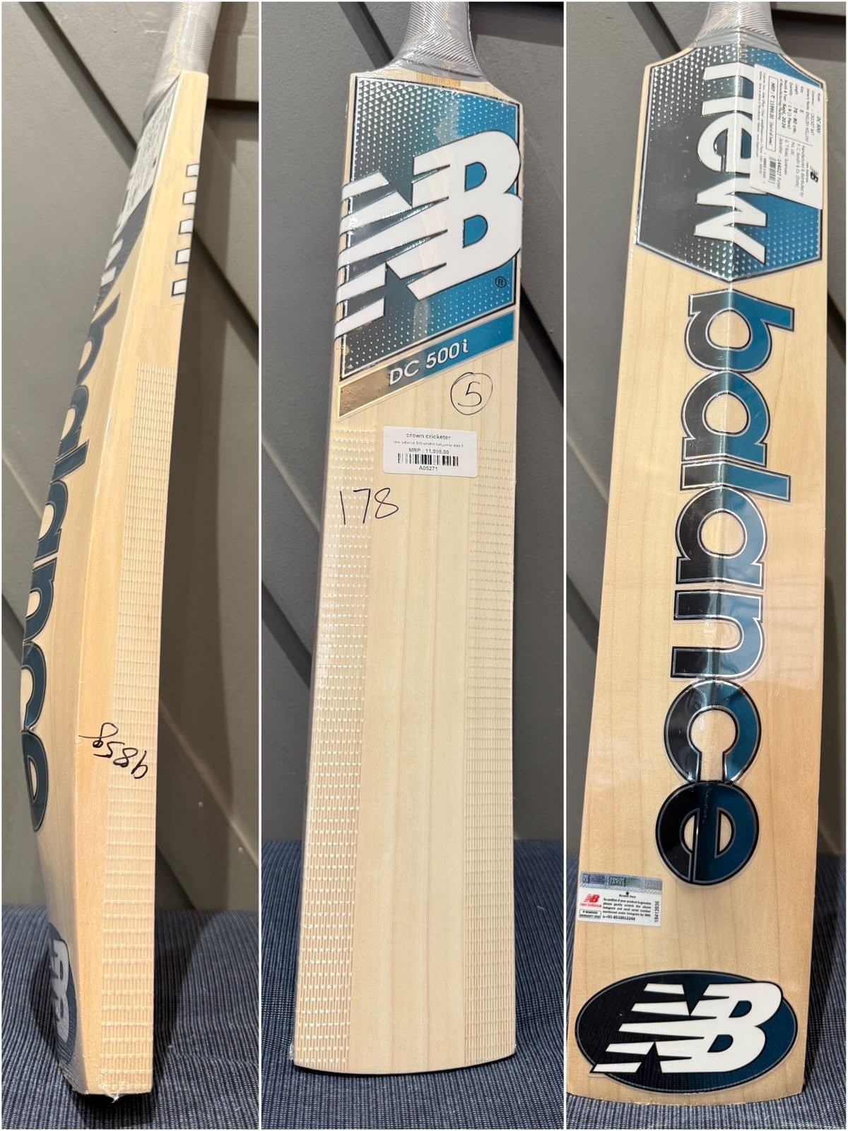New Balance 500 Junior Size 5 Cricket Bat