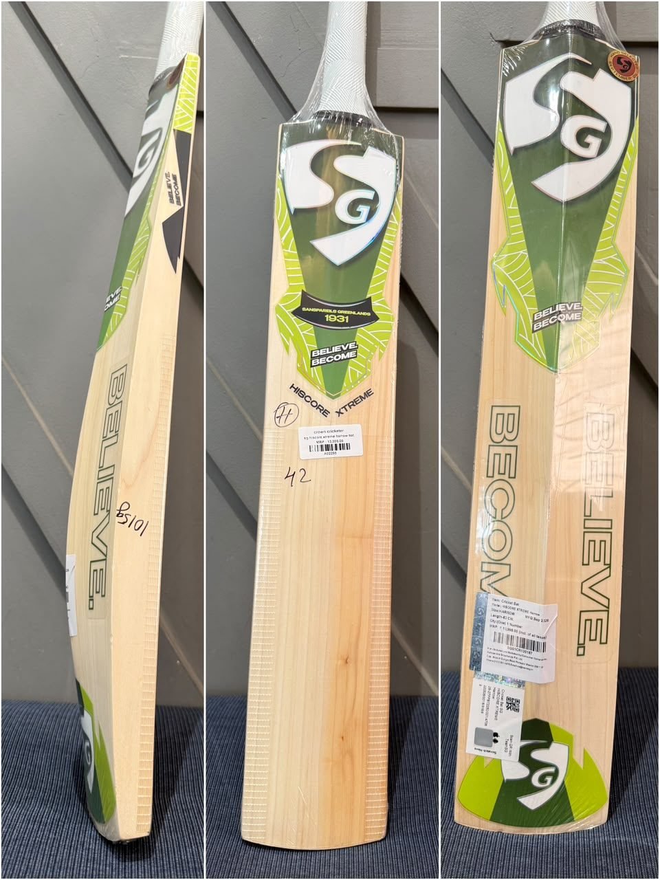 SG Hiscore Xtreme Harrow Cricket Bat