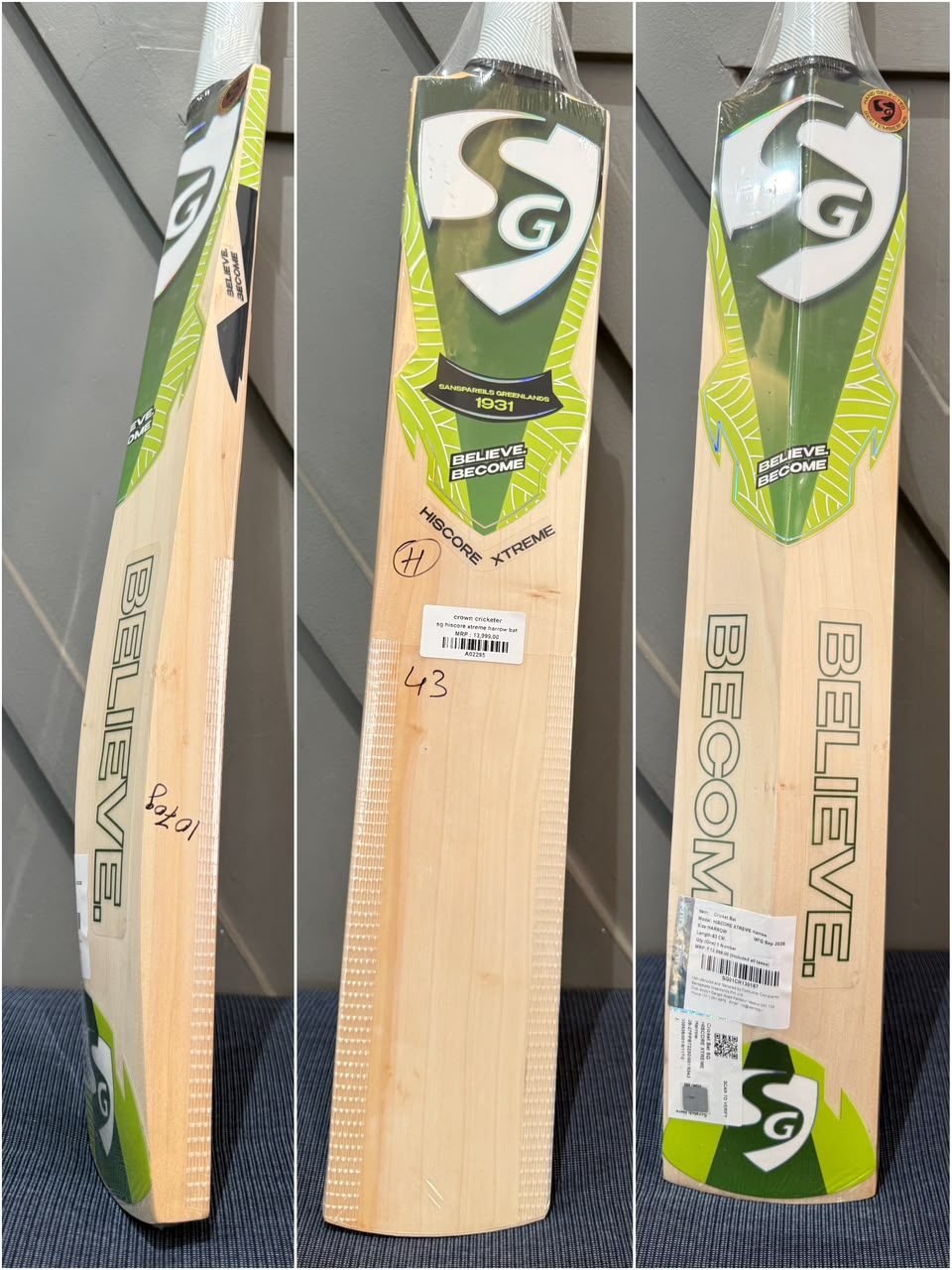 SG Hiscore Xtreme Harrow Cricket Bat